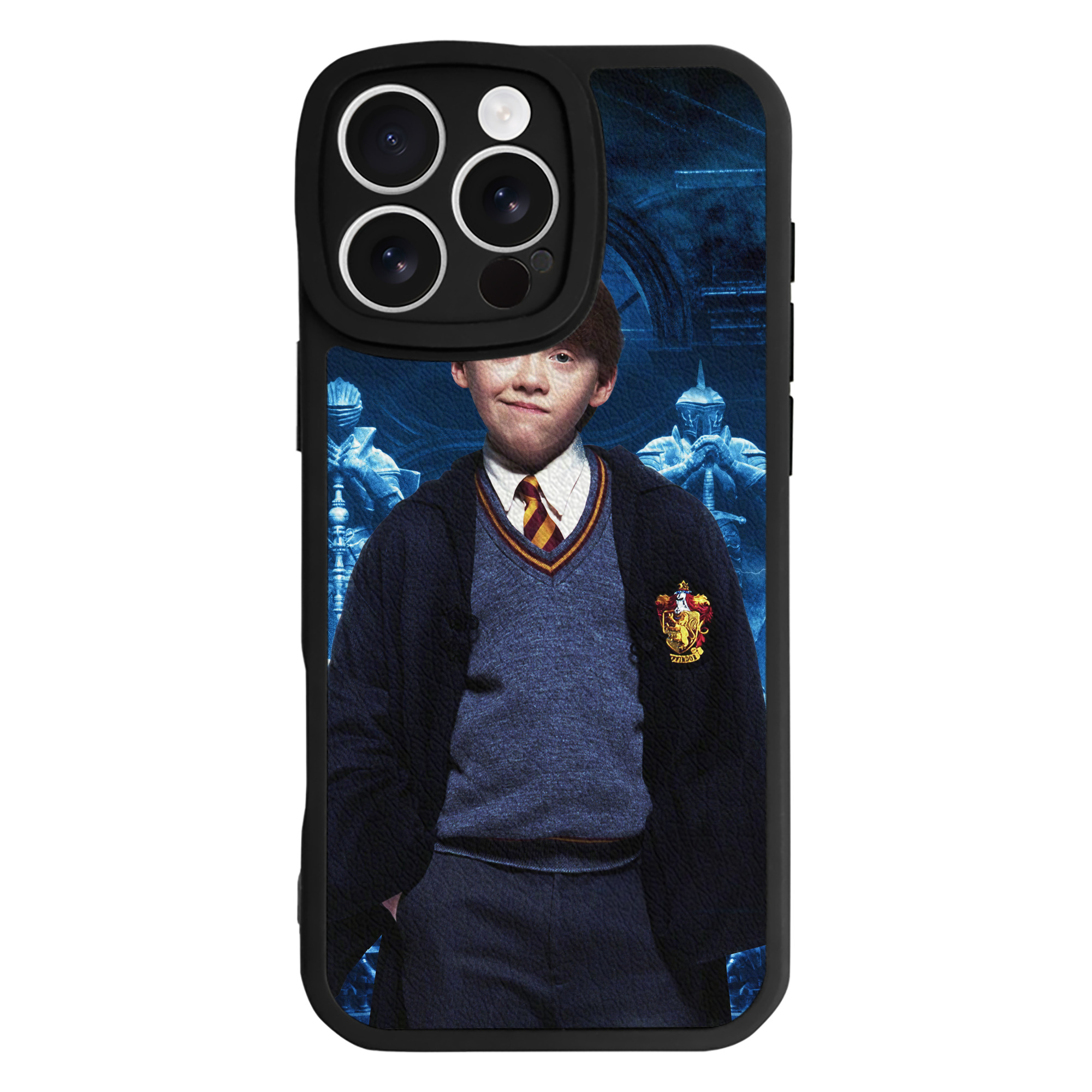 （画像用） Harry Potter ハリー・ポッターシリーズ 【iPhone 16シリーズ対応】シリコンスマホケース（レザー調） 材質：シリコン
